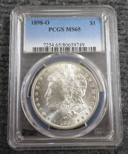 1898 O - Morgan Dollar - PCGS MS65