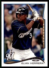 2014 Topps Update Elian Herrera Milwaukee Brewers #US-30