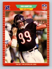 1989 Pro Set - Dan Hampton #41 Chicago Bears