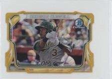 2014 Bowman Chrome Mini Gold Die-Cut Wave Refractor 20/50 Addison Russell b5f