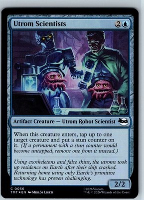 Utrom Scientists Foil Teenage Mutant Ninja Turtles 56 NM MTG Card