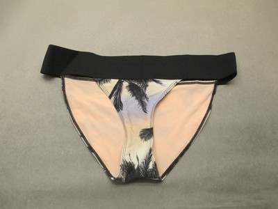 H&M Size 14 Womens Multicolor Floral Beach Summer Swimwear Bikini Bottom 8A