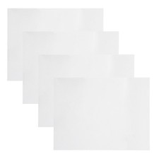 4 Pcs Double Sided Sign Blank Metal Signs for Crafting Blanks Plate