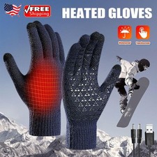 Winter Knitted Non-Slip Gloves Adult Soft Elastic Touch Full Finger Gloves USA