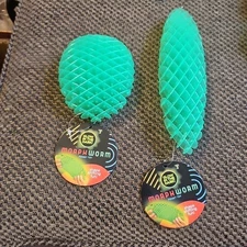 NWT Big Time Toys Morph Worm Glow In The Dark Fidget Toy Shape Shifting Extends