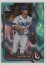 2022 Bowman Draft Chrome Aqua Lava Refractor 165/199 Sean McLain #BDC-50 1lw4