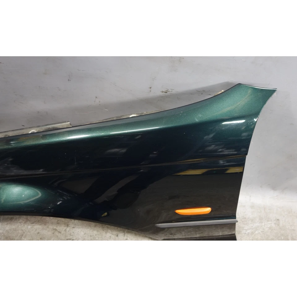 Panel guardabarros delantero izquierdo BMW E46 99-01 serie 3 4 puertas verde Oxford OEM dañado Foto 2 de 4