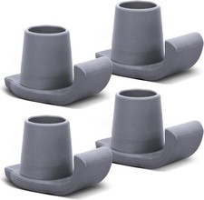 Walker Ski Glides Folding Walker Feet Skids Sliders 4 Pack Gray