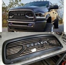 For Dodge Ram 1500 Grill 2009 2010 2011 2012 Front Grille Waccessories Black For Dodge Ram 1500 Grill 2009 2010 2011 2012 Front Grille Waccessories Black