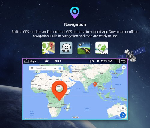 9'' Autoradio Für Mitsubishi Pajero 2006-2018 Android 14 GPS NAVI 6+128G CarPlay - Bild 4 von 14