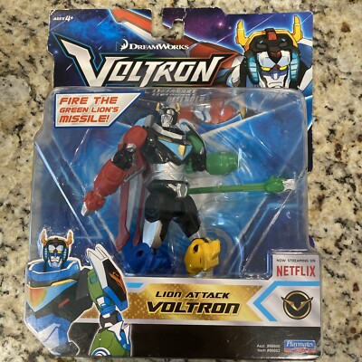 Dreamworks Lion Attack Voltron Figure Firing Missile