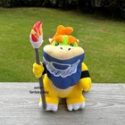 New Super Mario Plush Brush Bowser Jr. JR Koopa Cuddly Stuffed Toy Soft Doll
