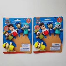 2 Packs - Nickelodeon PAW Patrol Bath Finger Puppets Chase and Friends Age 3+