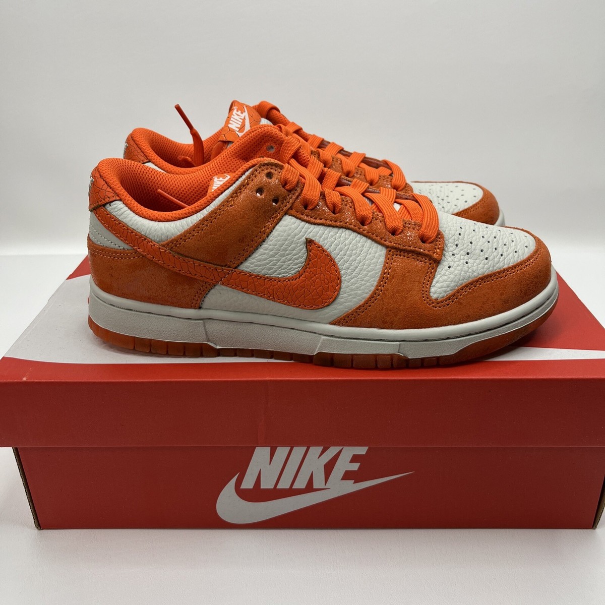 Size 7.5 - Nike Dunk Low Cracked Orange W | eBay