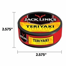 Jack Link's Jerky Chew, Teriyaki, 0.32 oz 12-Pack