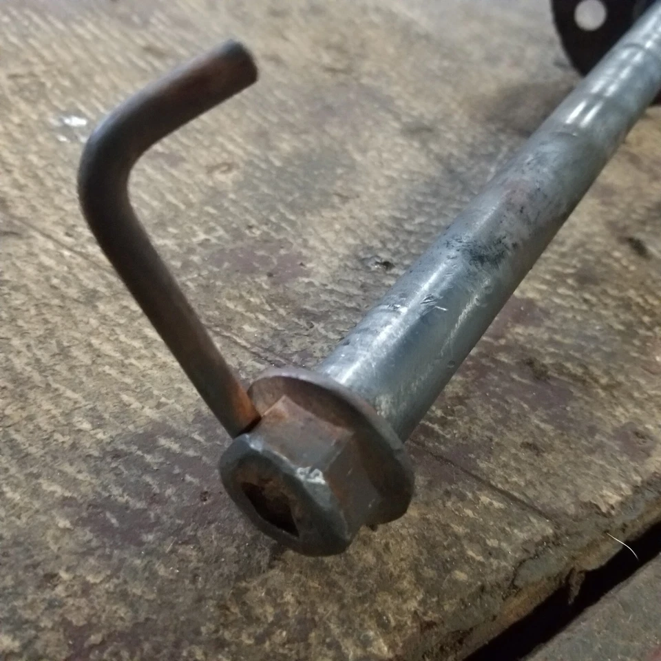 1991 90-99 SUZUKI DR350SE DR350 eixo traseiro roda parafuso eixo espaçador porca ajustador - Imagem 2 de 4