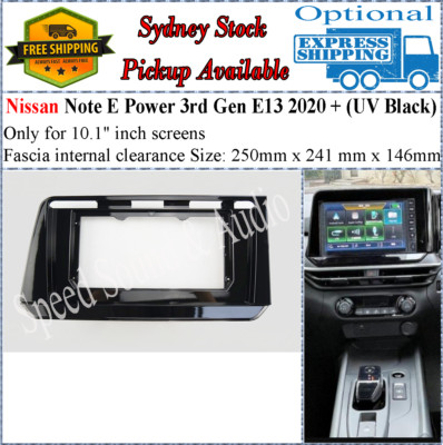 For 10 Ten Inch Screen Fascia facia Fits Nissan Note E Power 3rd Gen E13 2020+
