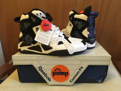 reebok pump black top