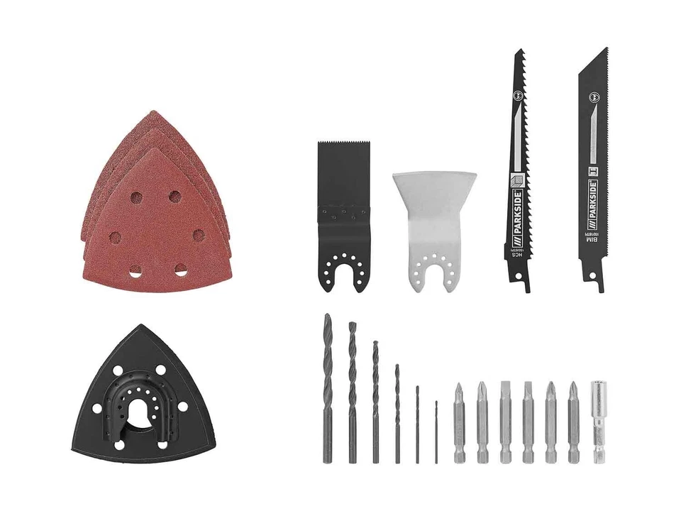 Parkside Cordless 20V 3IN1 Multi -Tool,Drill ,Sabre Saw, Sander - WithoutBattery - Image 4 of 4