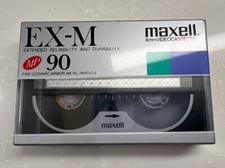 Maxell EX-M 8mm Videocassette MP 90 Extended Reliability  Durability NEW SEALED