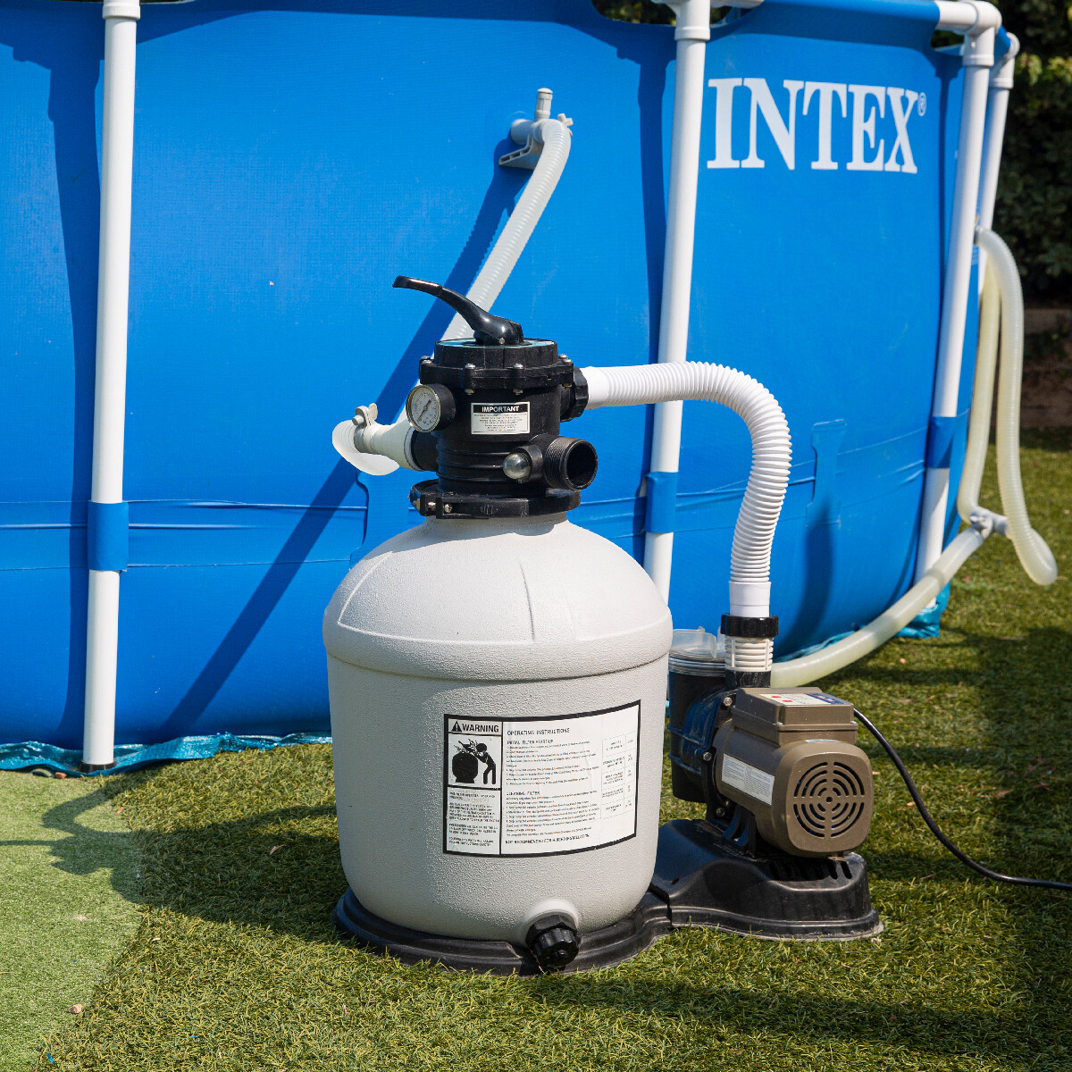 Water Pump How To Hook Up A Sand Filter To A Coleman Pool