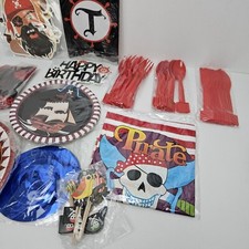 Pirate Birthday Supplies Kit Happy Birthday