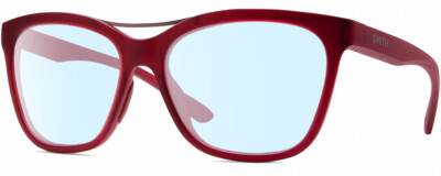 Smith Optics Cavalier-Lpa Cat Eye Blau Licht Blockieren Brille Rot Rotguss 55 MM