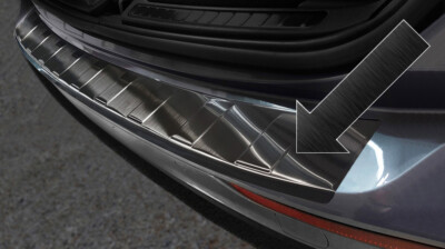 Ladekantenschutz Edelstahl schwarz passend für Volvo V60 2. Generation ab 02.18-