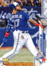 2020 Topps Baseball Series 1 Base Gold Cup #182 Vladimir Guerrero Jr. Blue Jays
