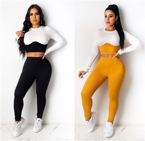 Fashion Women Color Block Patchwork 