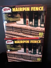ATLAS 774 2 SETS HO SCALE HAIRPIN FENCE KIT-NIB