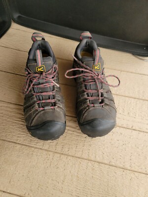 Keen ASTM F2413-11 Men’s Gray Leather Steel Toe Utility Hiking Shoes Size 9 KEEN Utility Lansing Low Steel Toe Work Shoe | Gemplers main image 2