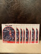 1989-90 NBA Hoops Spud Webb #115 ERROR NM “89 Free Agent” Hawks Qty Available