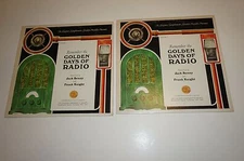 VINYL~REMEMBER THE GOLDEN DAYS OF RADIO Vol 1 & 2 Narrated by Jack Benny NM/NM