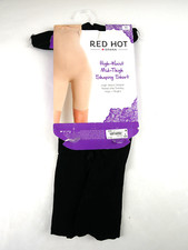 Assets Red Hot Label by Spanx Hi Waist Mid Thigh Shaper Size 1 NEW Black
