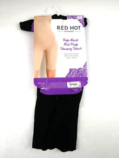 Assets Red Hot Label by Spanx Hi Waist Mid Thigh Shaper Size 1  NEW Black