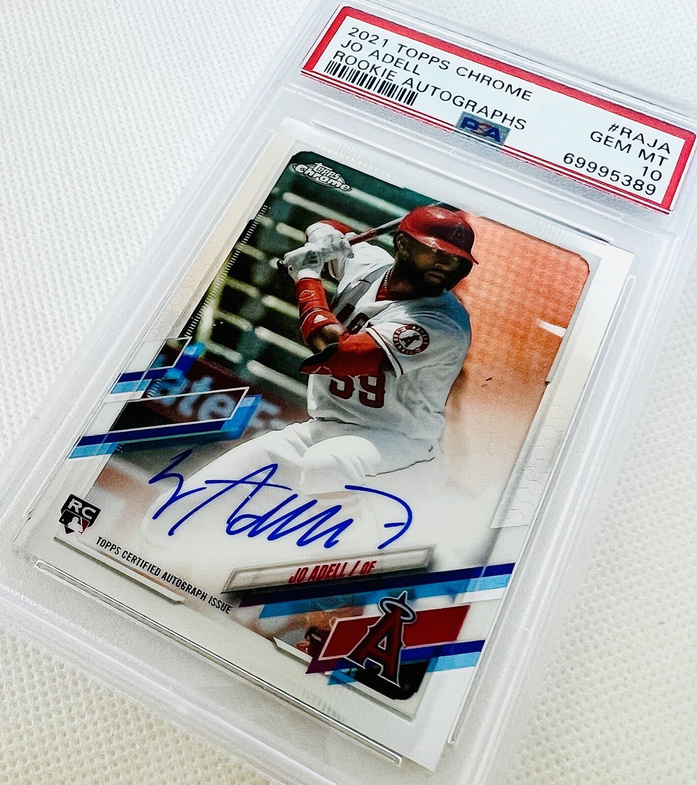 2021 Topps Chrome Jo Adell RC Auto SP #RAJA PSA 10 💎 Flagship Rookie Card