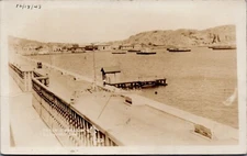 RPPC c1944 Bridge River Lake Paseo A.Obregon