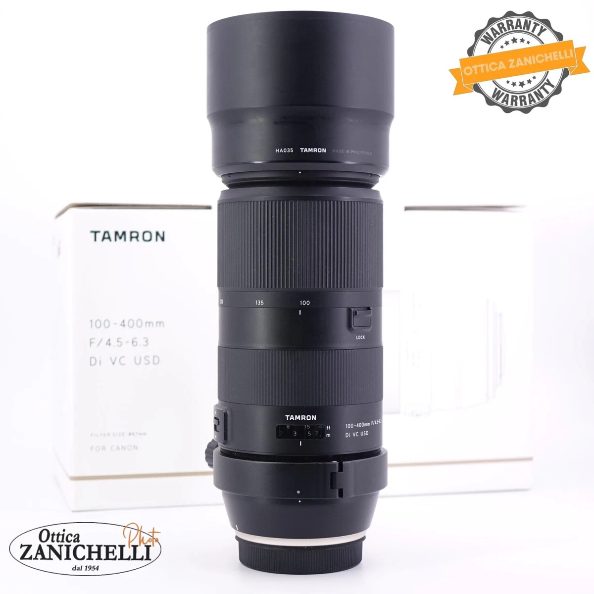 Tamron 100-400mm F/4.5-6.3 Di Vc Usd (Canon) Used (D626)
