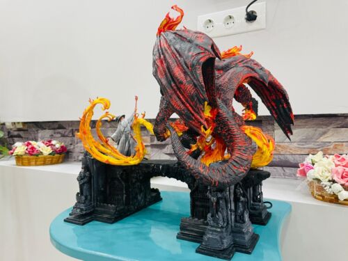 Epic Balrog Vs Gandalf Diorama LED Modification - Large Size, Balrog Figur - Bild 10 von 12