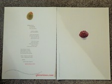EPICURIOUS.COM ONLINE GOURMET SOURCES 1999 VTG AD, RARE EPHEMERA