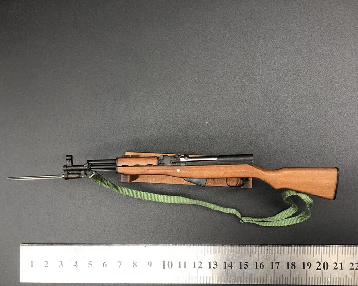 1/6 Ручной Работы Дерево Металл Китайский Парашютист Тип 56 Полуавтоматическая Винтовка Игрушка Пистолет Подарок - Изображение 2 из 4