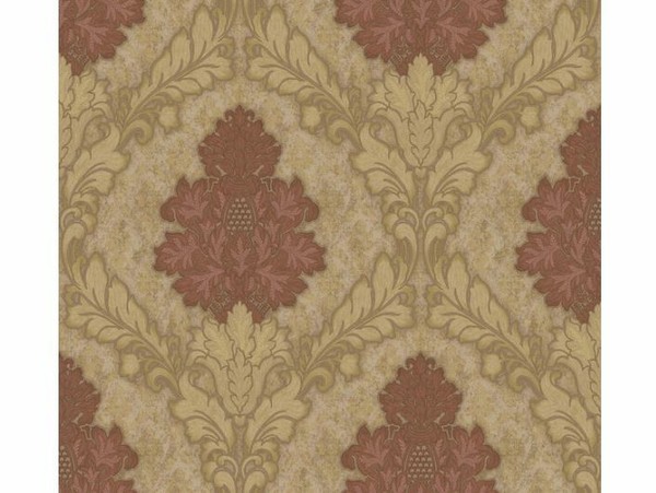 Rasch Textil Vlies Luxus Tapete Victoria 007028 Exclusivbreite 70 Cm Beige Rot-image