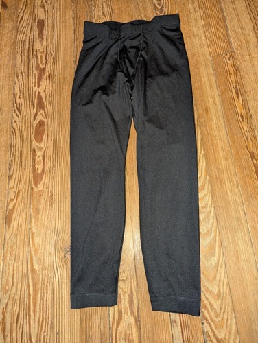 Patagonia Capilene Midweight Bottoms Boys Size M 10 Black Base Layer Pants - Picture 2 of 12