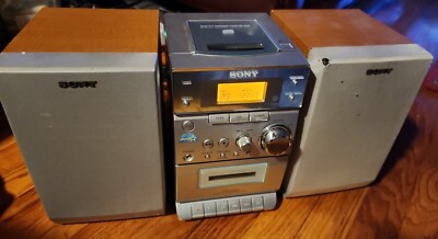 Sony CMT-EP303 Micro HiFi System W/ Remote AM/FM CD *Cassette WITH