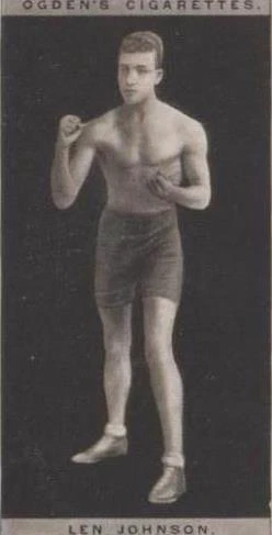 1928 Ogden's Pugilists in Action - Len Johnson #22