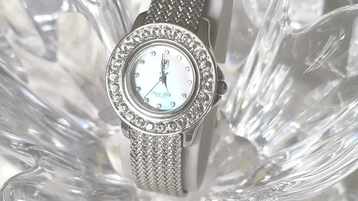 VICTORIA WIECK BEVERLY HILLS MOTHER OF PEARL DIAL WOMEN'S WATCH