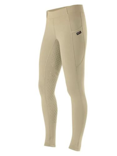 Kerrits Women's Ice Fil Tech Tights Full Seat Grip, Pockets - Tan or Black - Picture 2 of 4
