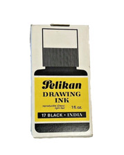 Pelikan VTG Drawing Ink Tusche 17 Black Schwarz Noir Made In Germany 1oz in box