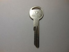 Genuine Mopar Chrysler Name Logo Dodge Door Trunk Key Blank 60s 70s 80s 90s Y149